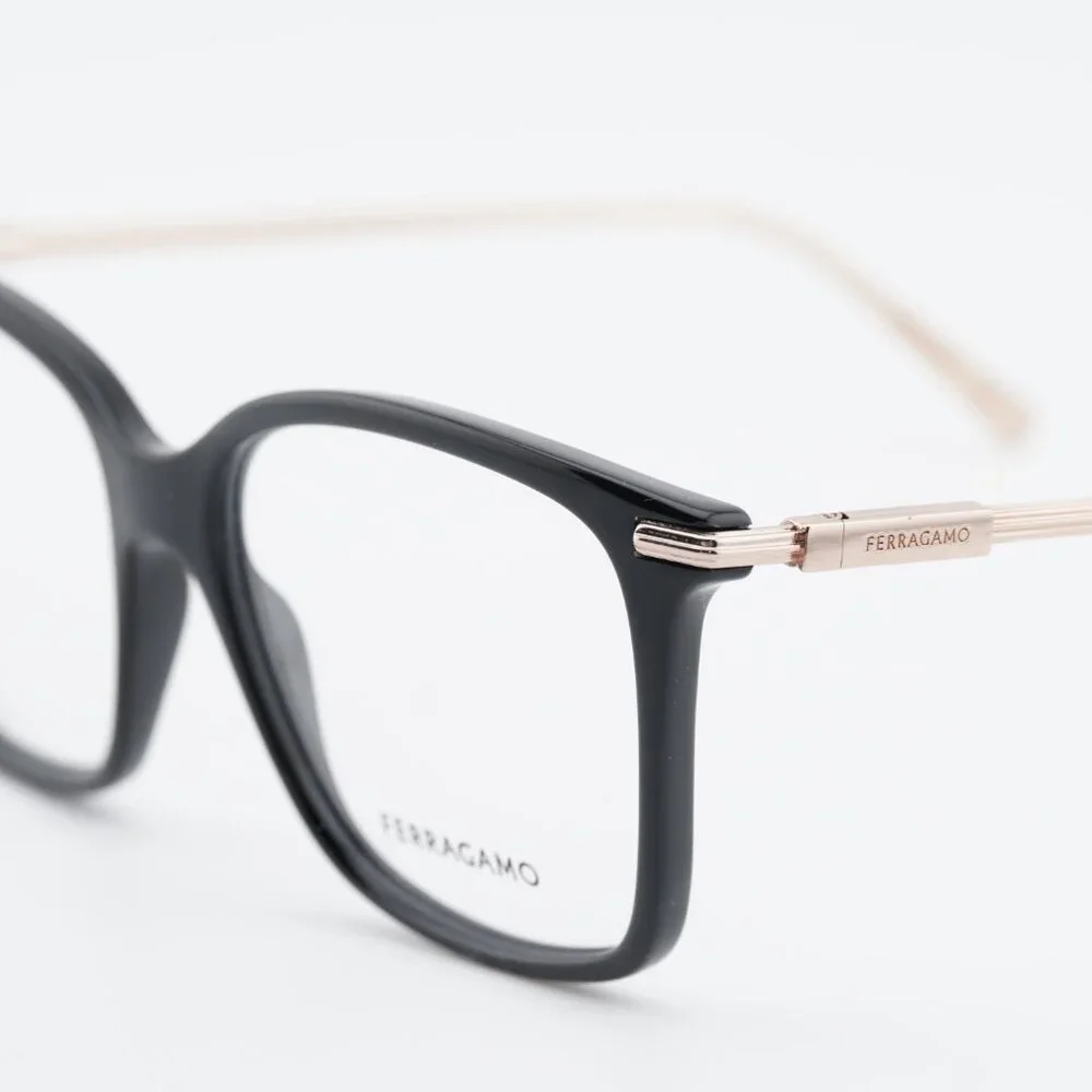 Salvatore Ferragamo SF2992 001 Eyeglasses Black 53mm Square Frame